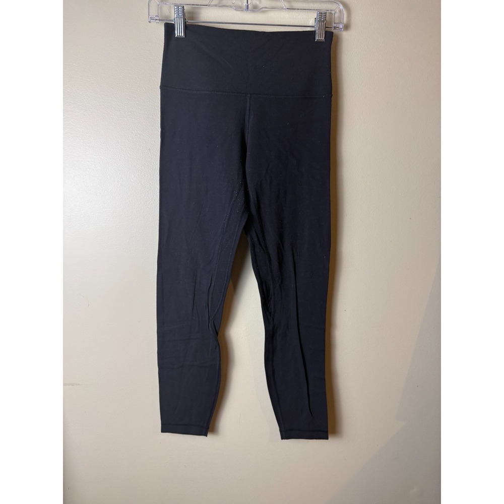 Lululemon Leggings Womens 6 Black Yoga Pants‎ Athletic Stretch